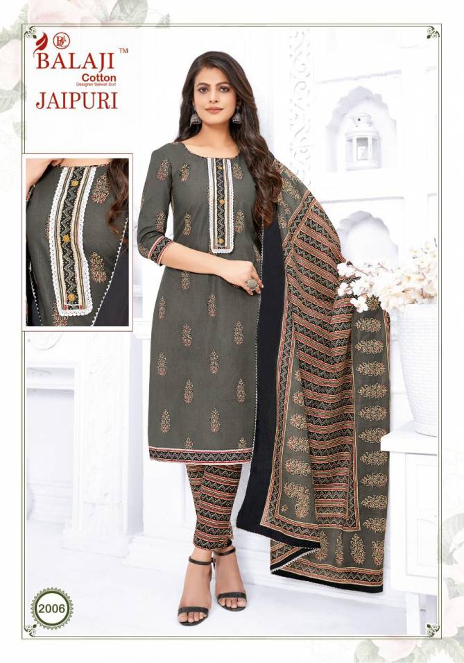 Balaji Jaipuri 2 Daily Wear Wholesale Ready Made Suit Collection
